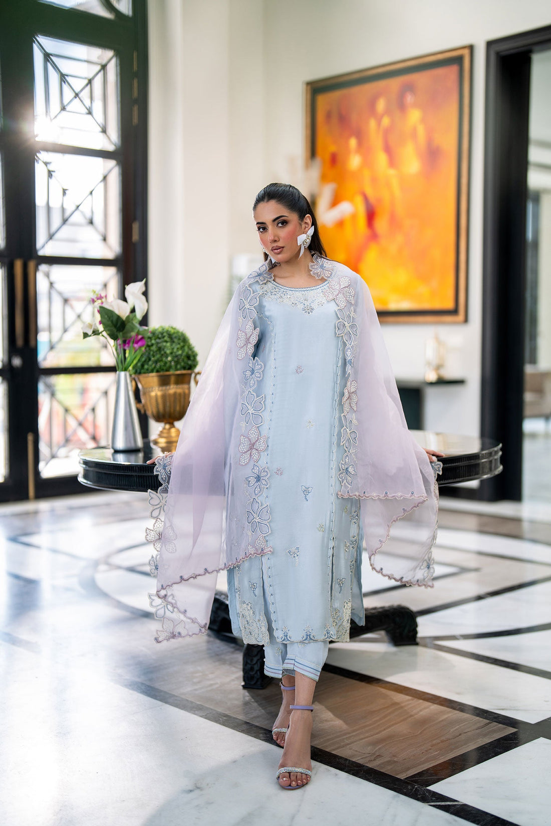 Dhanak | SS 25 Luxury Pret | SS25DL-0320 - Ladies Clothes - Maria Faisal