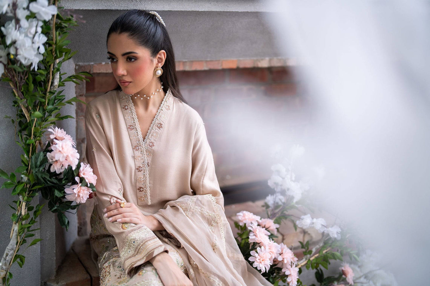 Dhanak | SS 25 Luxury Pret | SS25DL-0322 by Maria Faisal - Registered Vendor of : Dhanak - type : Ladies Clothes - 100% original wedding dresses