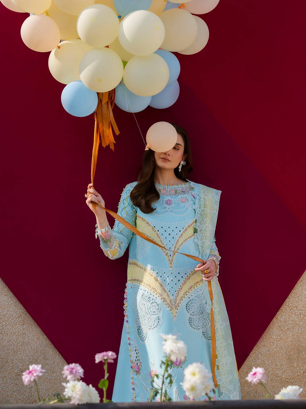 Parishay | Dil e Raqsam Festive Eid Lawn | DR-01 by Maria Faisal - Registered Vendor of : Parishay - type : Ladies Clothes - 100% original wedding dresses