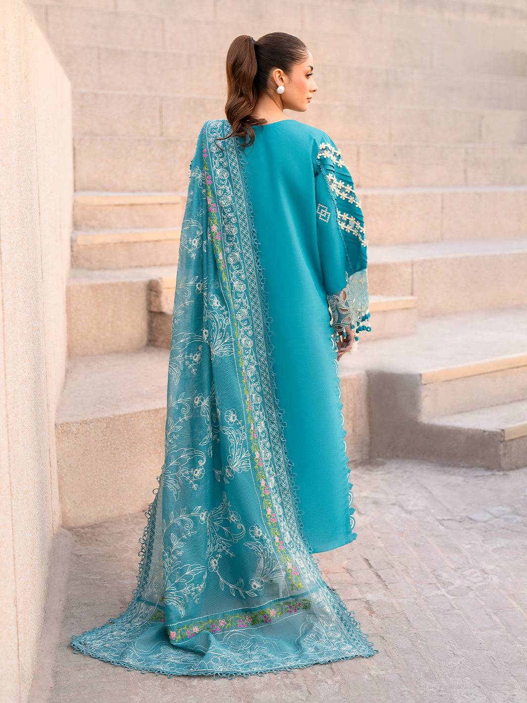 Parishay | Dil e Raqsam Festive Eid Lawn | DR-03 by Maria Faisal - Registered Vendor of : Parishay - type : Ladies Clothes - 100% original wedding dresses