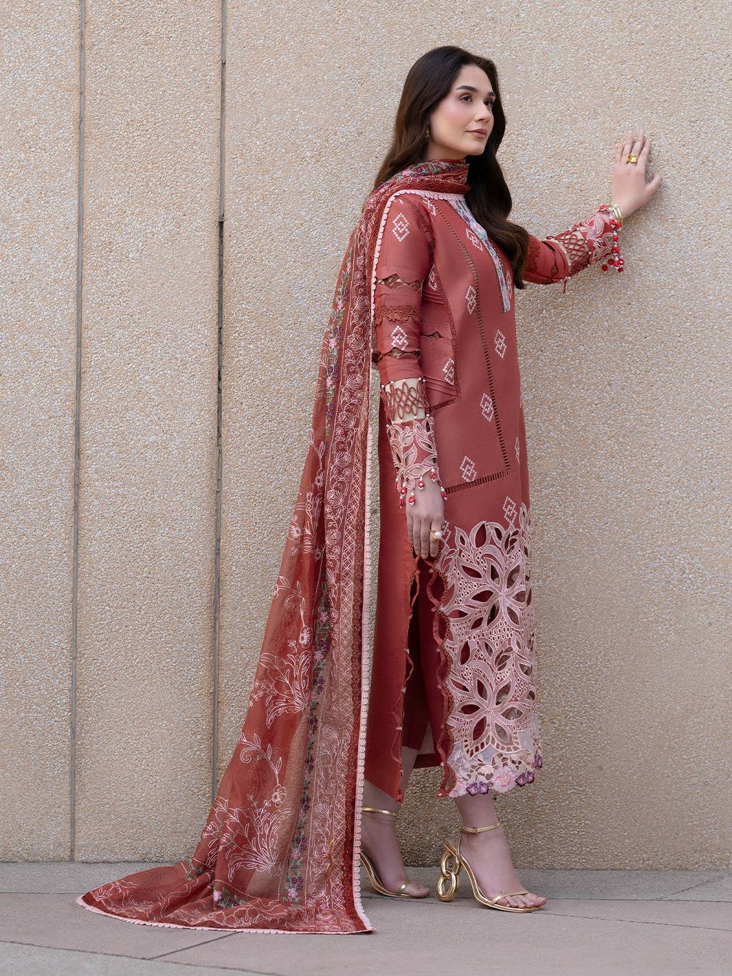 Parishay | Dil e Raqsam Festive Eid Lawn | DR-04 by Maria Faisal - Registered Vendor of : Parishay - type : Ladies Clothes - 100% original wedding dresses