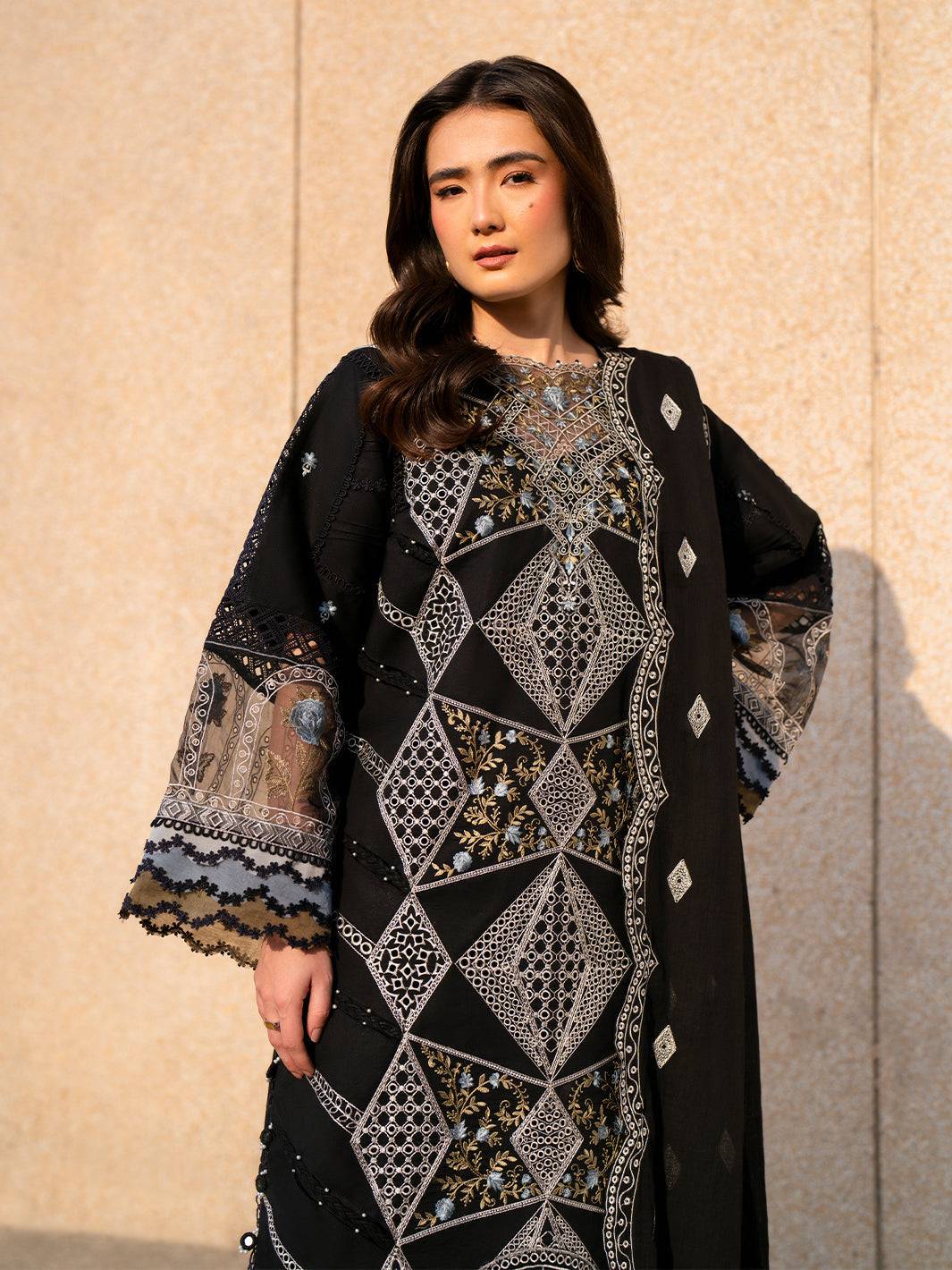 Parishay | Dil e Raqsam Festive Eid Lawn | DR-08 by Maria Faisal - Registered Vendor of : Parishay - type : Ladies Clothes - 100% original wedding dresses