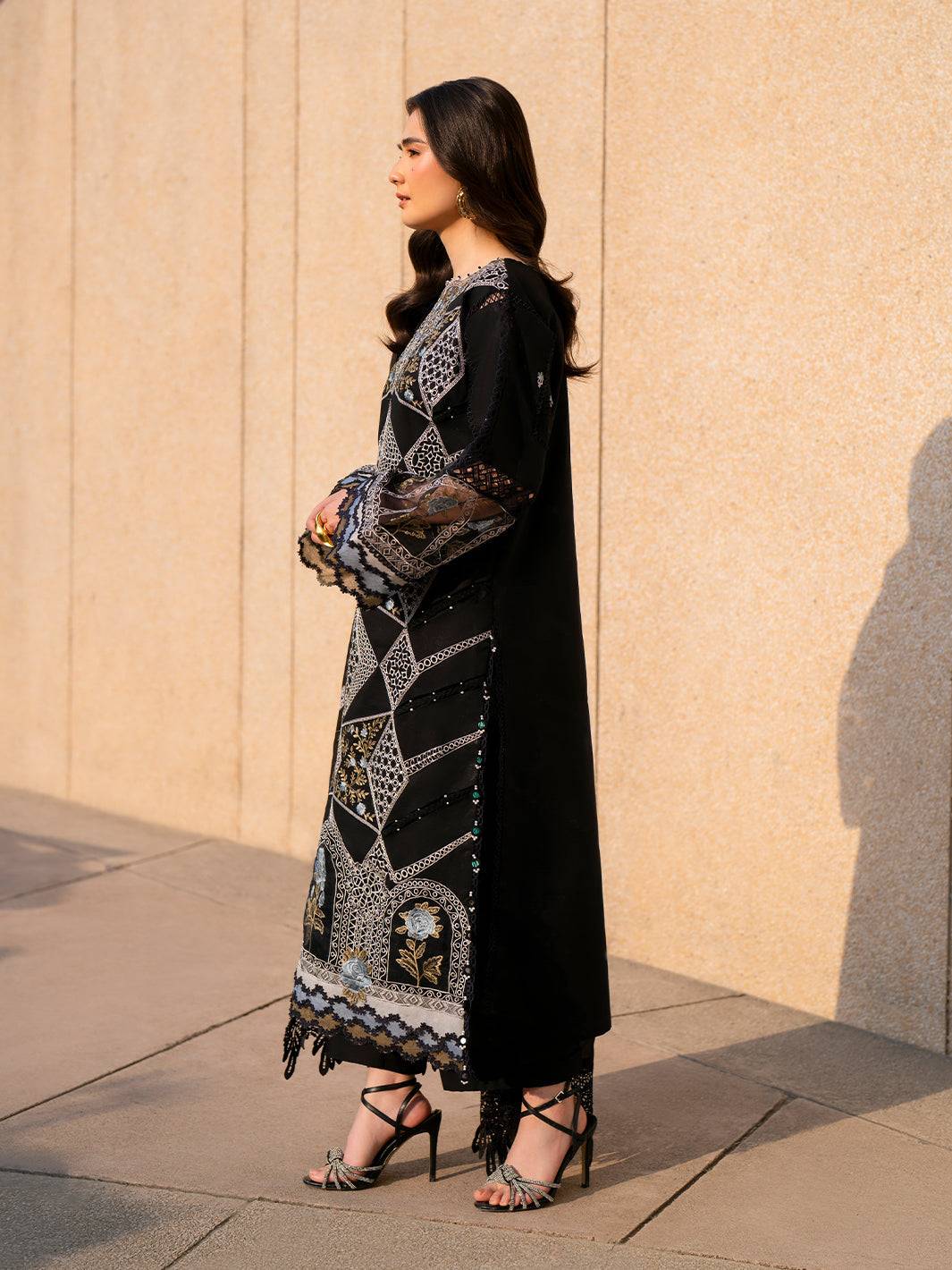 Parishay | Dil e Raqsam Festive Eid Lawn | DR-08 by Maria Faisal - Registered Vendor of : Parishay - type : Ladies Clothes - 100% original wedding dresses