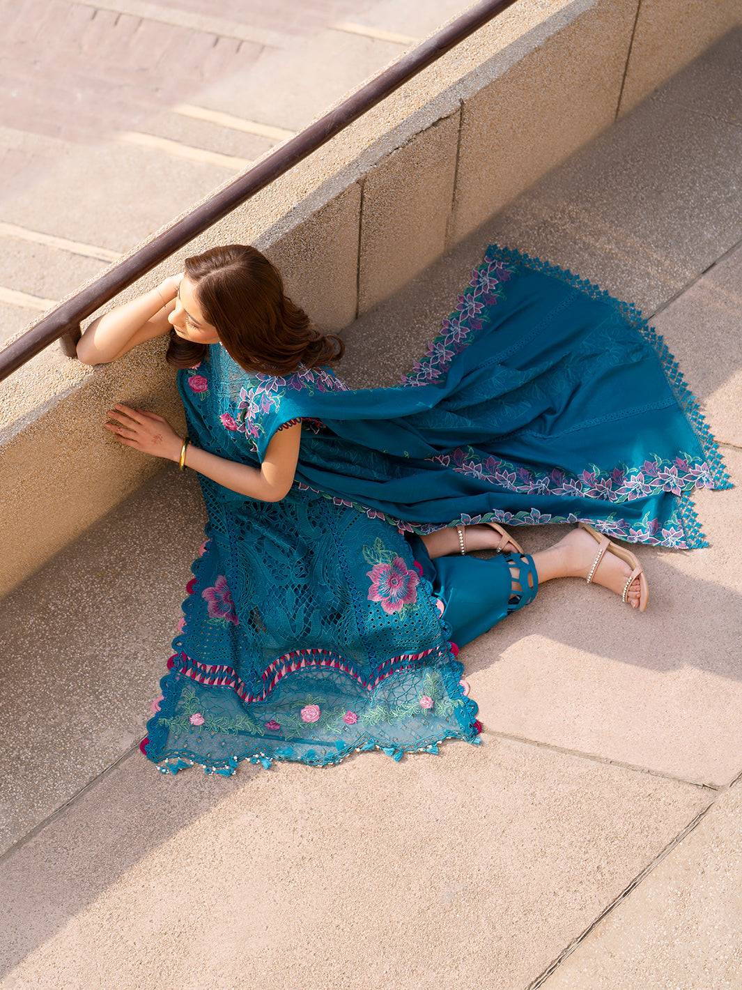 Parishay | Dil e Raqsam Festive Eid Lawn | DR-10 by Maria Faisal - Registered Vendor of : Parishay - type : Ladies Clothes - 100% original wedding dresses