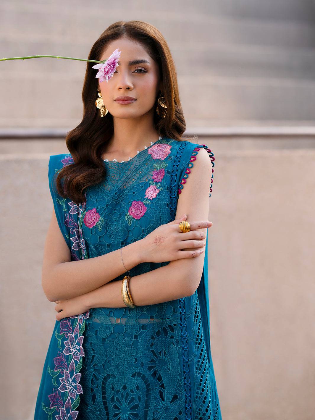 Parishay | Dil e Raqsam Festive Eid Lawn | DR-10 by Maria Faisal - Registered Vendor of : Parishay - type : Ladies Clothes - 100% original wedding dresses