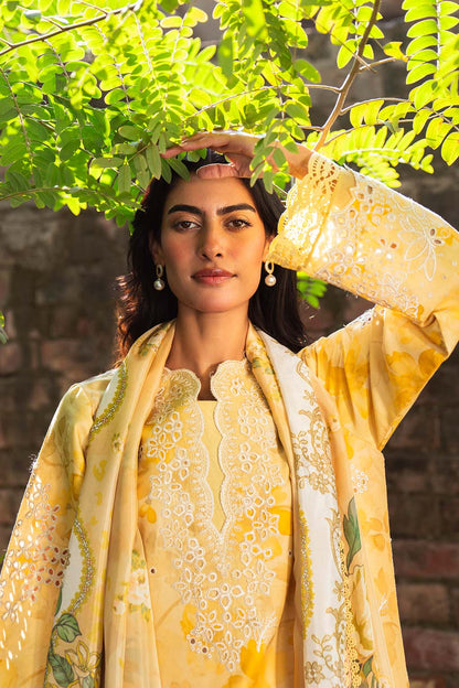 Neeshay | Summer Lines Printkari 25 | BUTTERCUP by Maria Faisal - Registered Vendor of : Neeshay - type : Ladies Clothes - 100% original wedding dresses