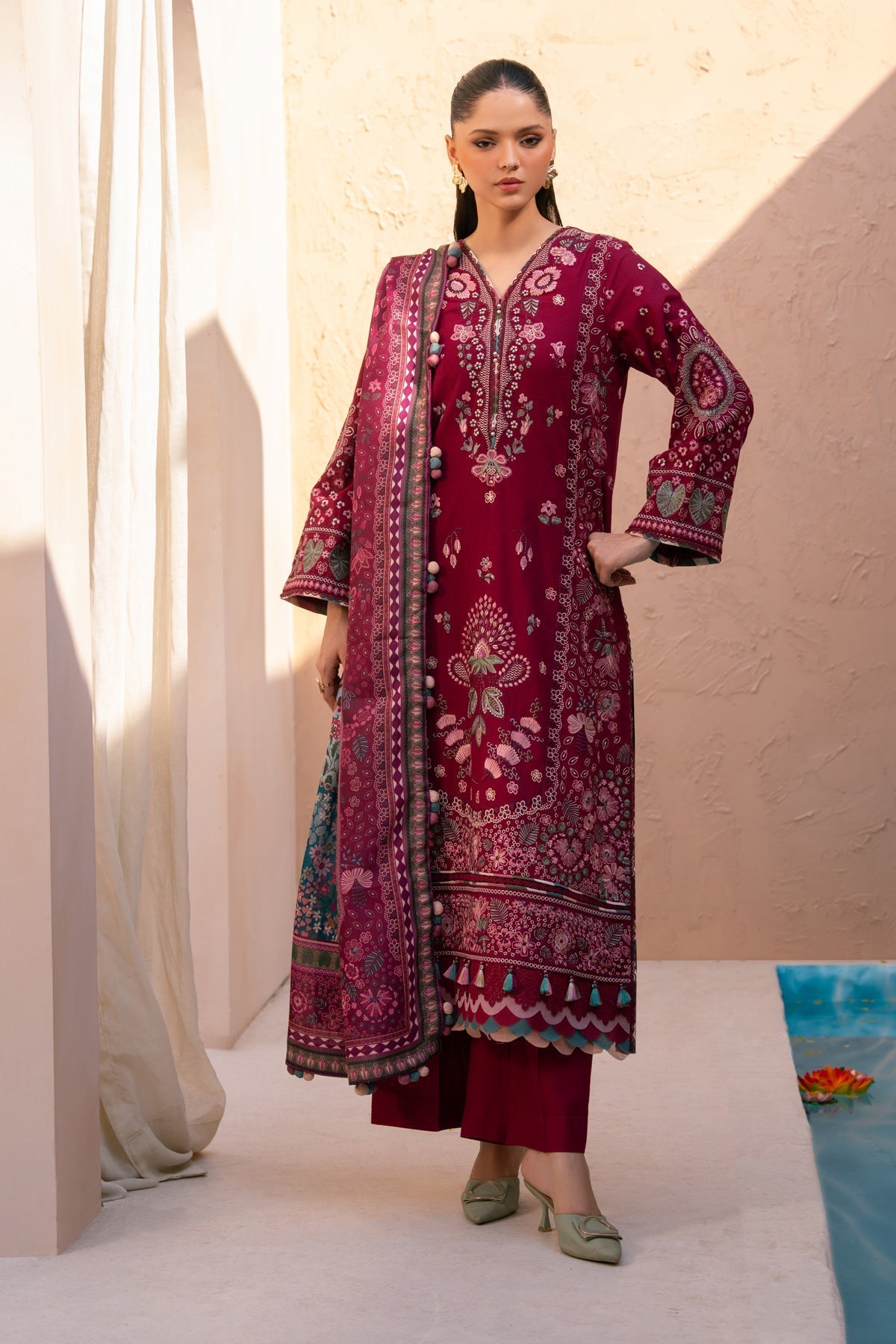 DEEMAH – authentic Pakistani dress from the Rang e Khizan collection for women in the UK