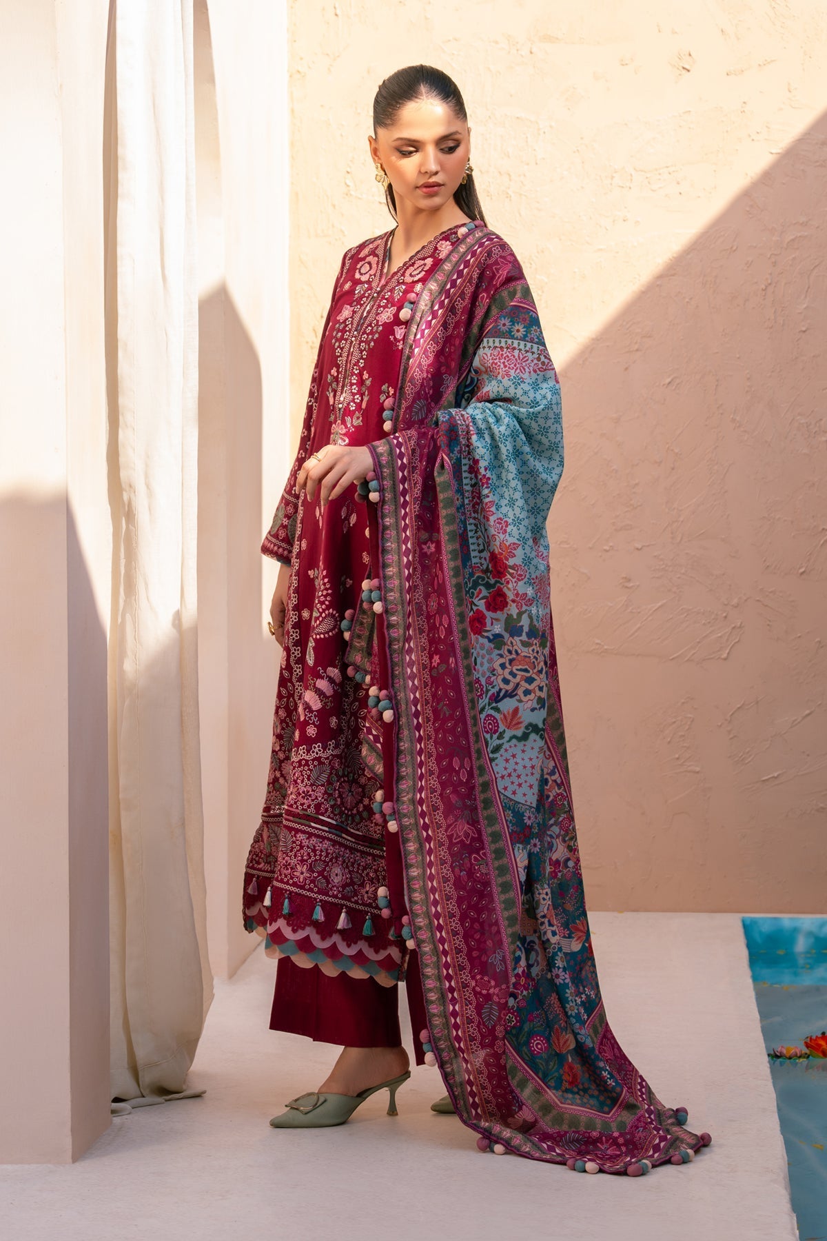 DEEMAH – authentic Pakistani dress from the Rang e Khizan collection for women in the UK