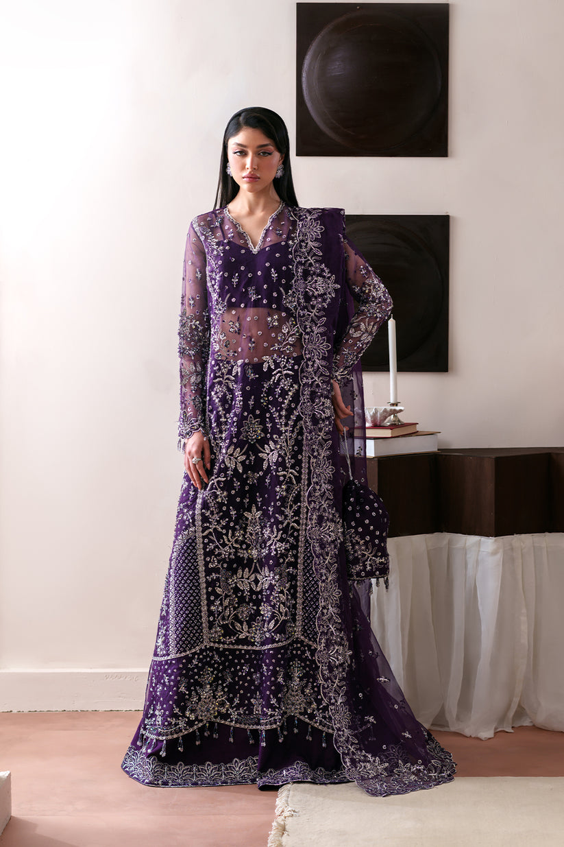 Emaan Adeel | Starlit Jewels | Tourmaline - Formal Dress - available at Maria Faisal in UK and USA.
