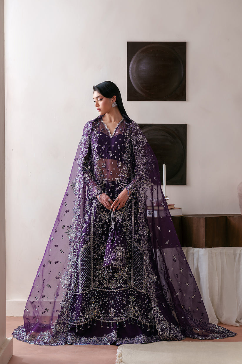 Emaan Adeel | Starlit Jewels | Tourmaline - Formal Dress - available at Maria Faisal in UK and USA.