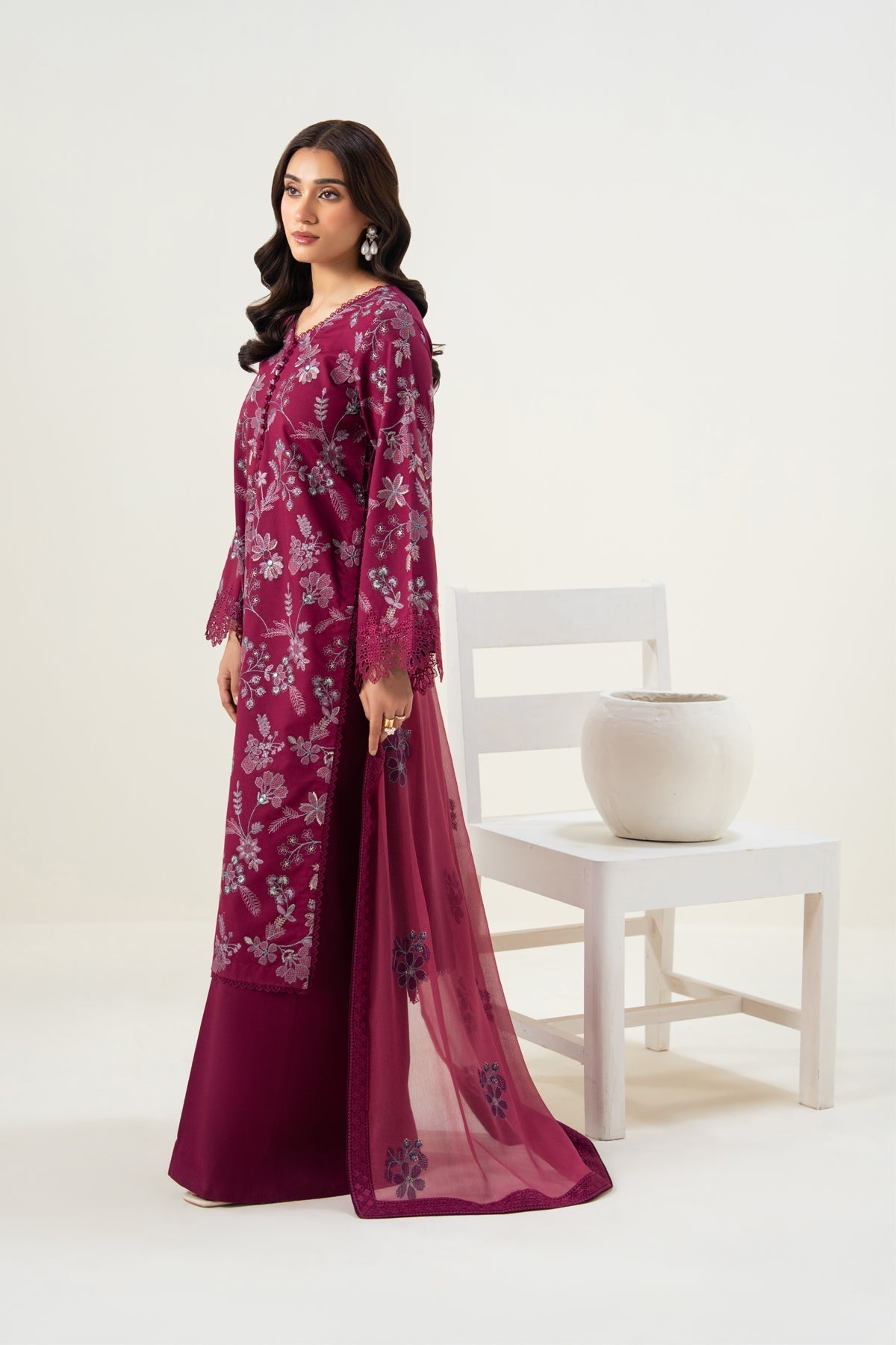 Xenia Formals | Namah Lawn 26 | WAVINA - Formal Dress - available at Maria Faisal in UK and USA.