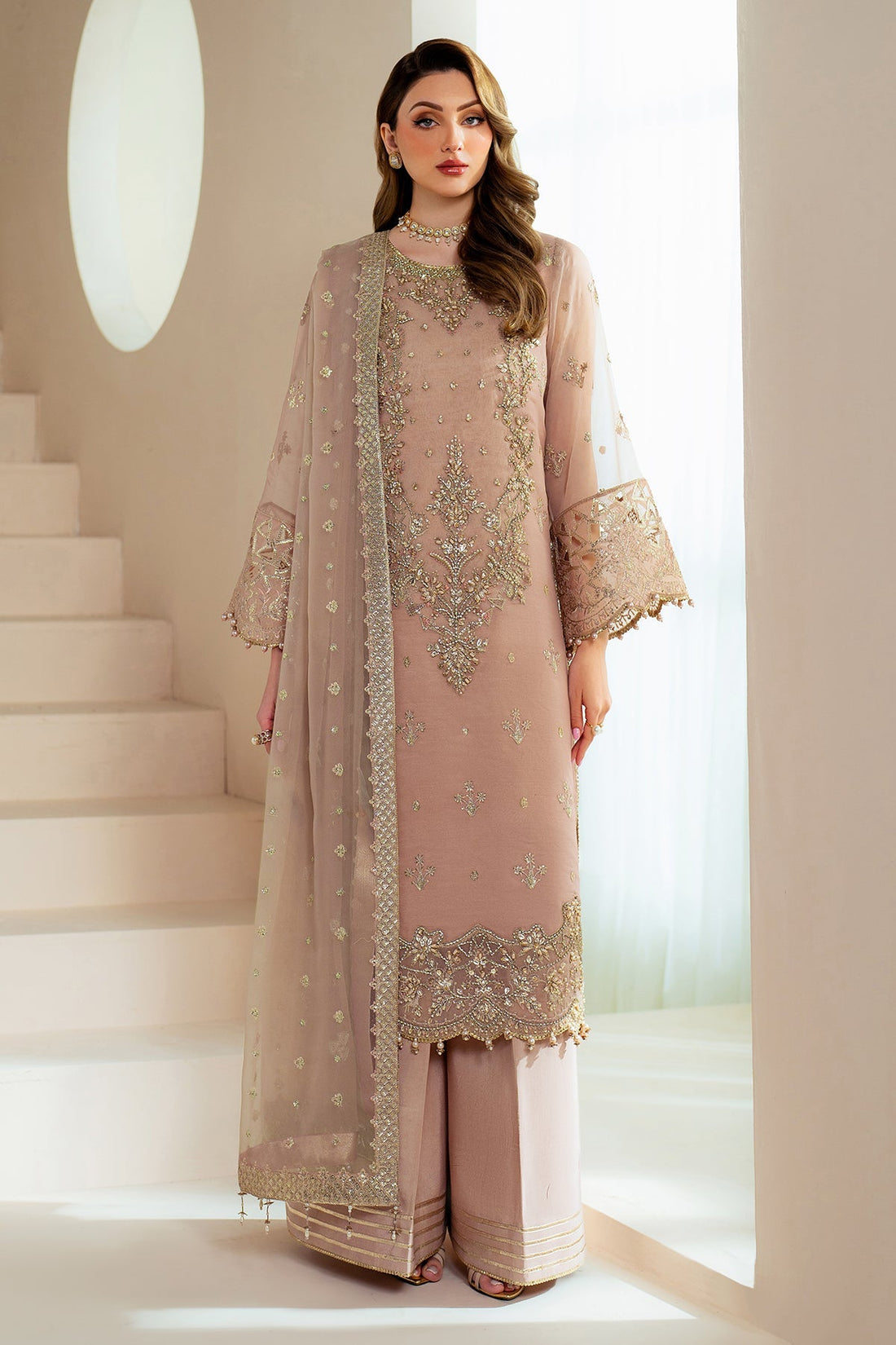 Alizeh | Aymal Chiffon | AF-BHM-4043-Jade - Ladies Clothes 