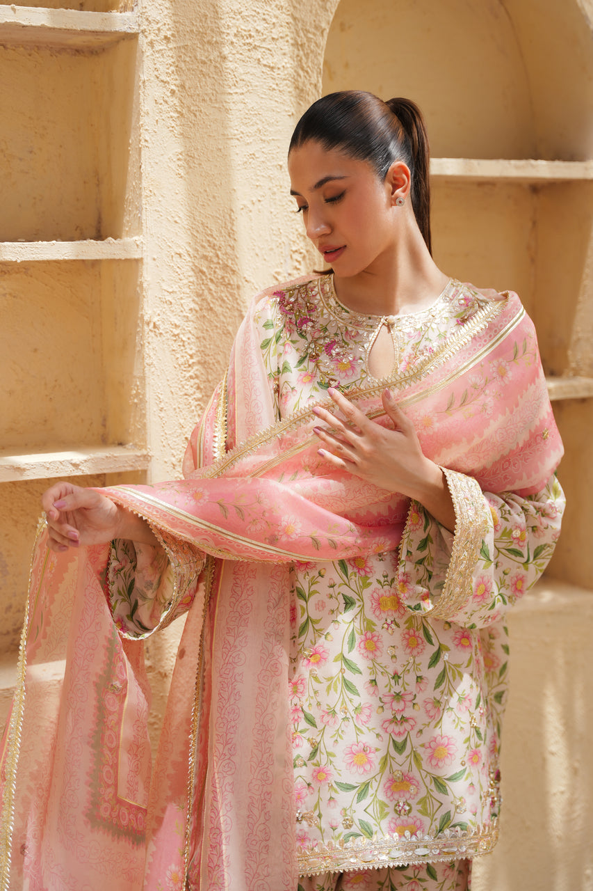 Sania Maskatiya | Eid ul Adha Edit | Syra - Luxury Dress - available at Maria Faisal in UK and USA.