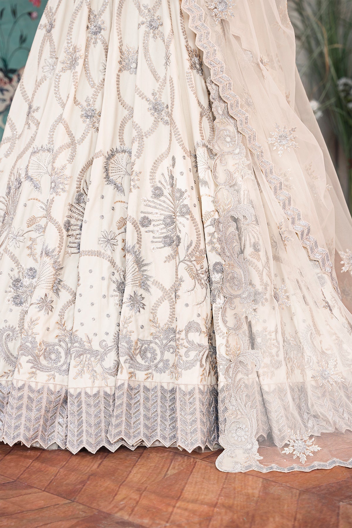 Inara | Aurelia Wedding Collection | Aqua - Ladies Clothes - Maria Faisal