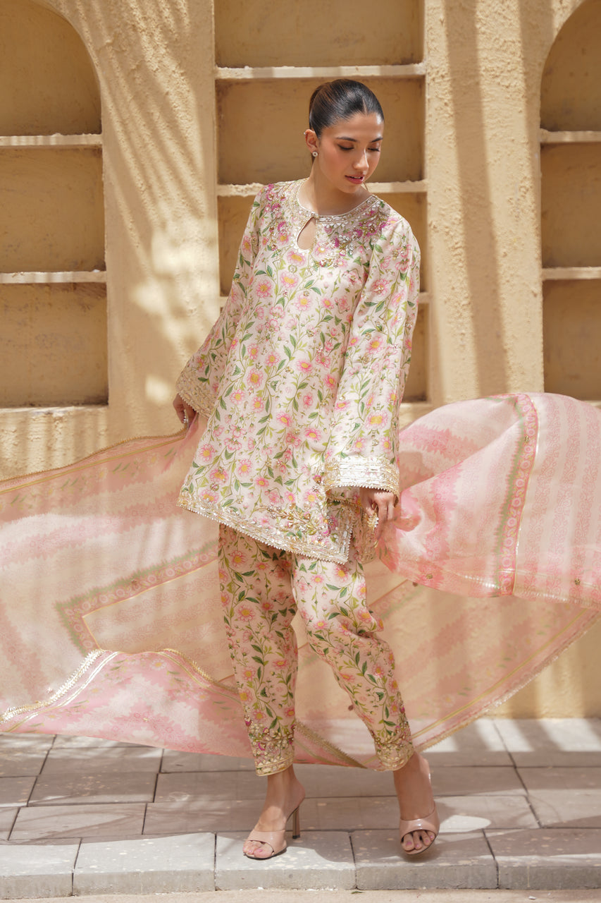 Sania Maskatiya | Eid ul Adha Edit | Syra - Luxury Dress - available at Maria Faisal in UK and USA.