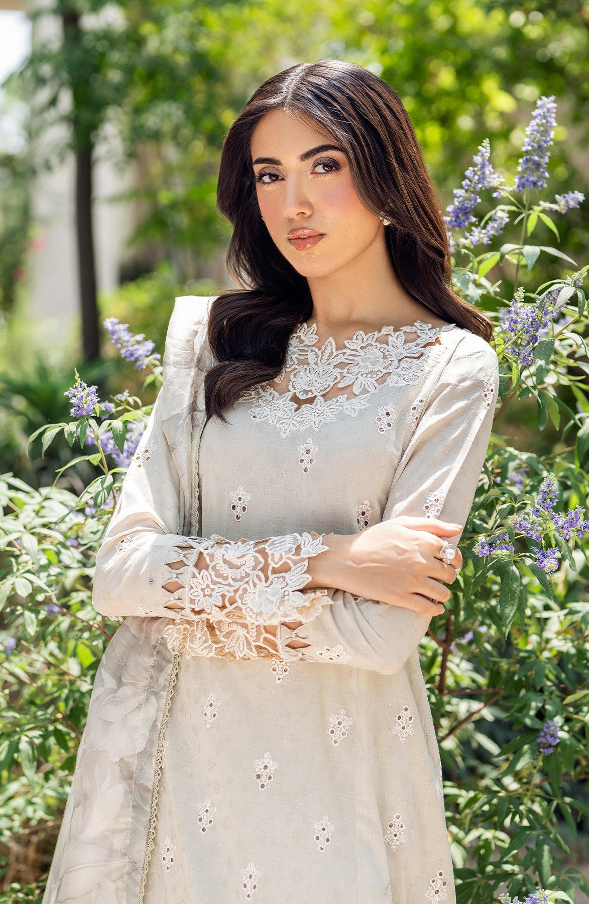 Zarif | Nura Textured Lawn 25 | ISARA by Maria Faisal - Registered Vendor of : Zarif - type : Ladies Clothes - 100% original wedding dresses