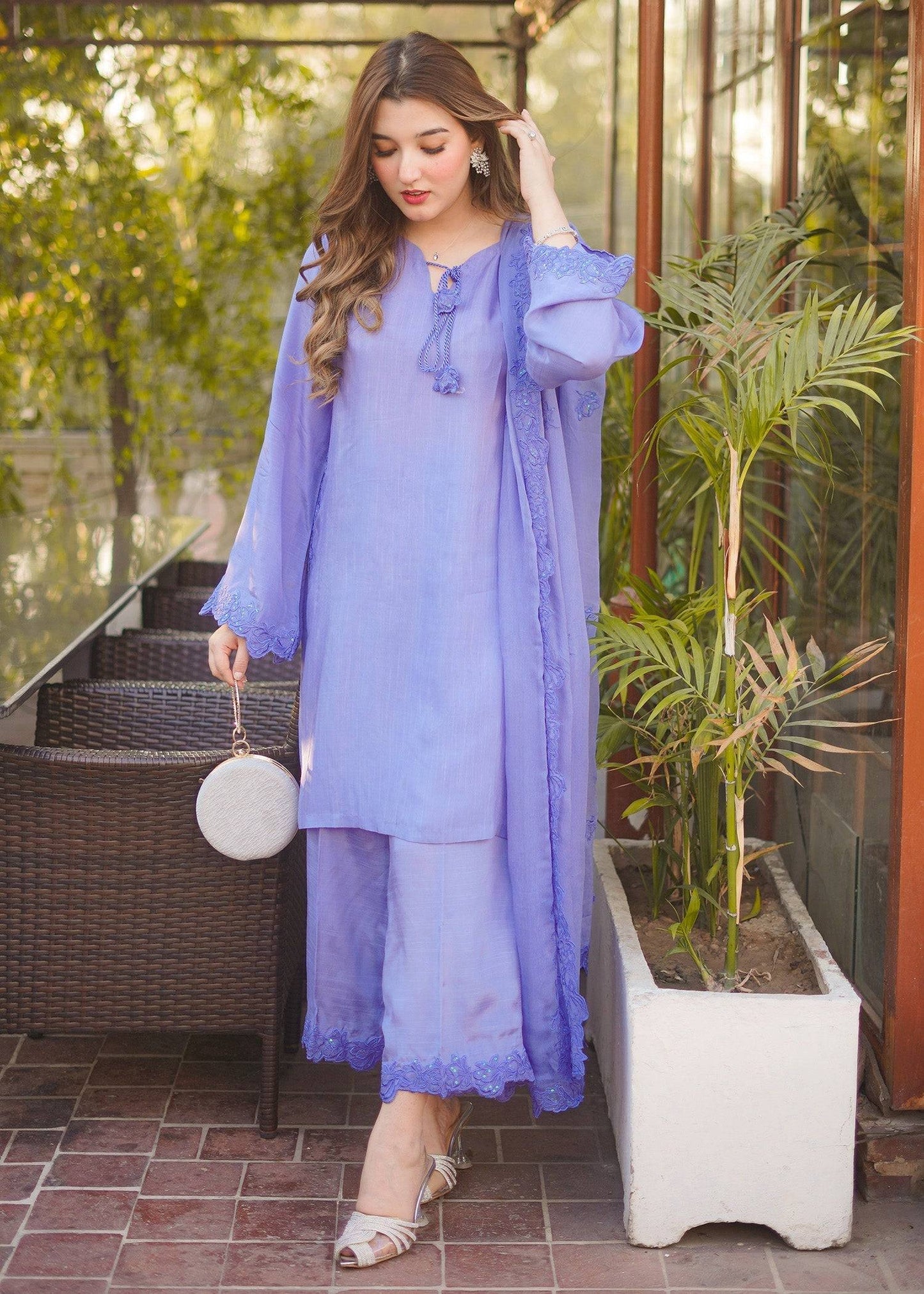Fozia Khalid | Silk Spire | LAGOON by Maria Faisal - Registered Vendor of : Fozia Khalid - type : Ladies Clothes - 100% original wedding dresses