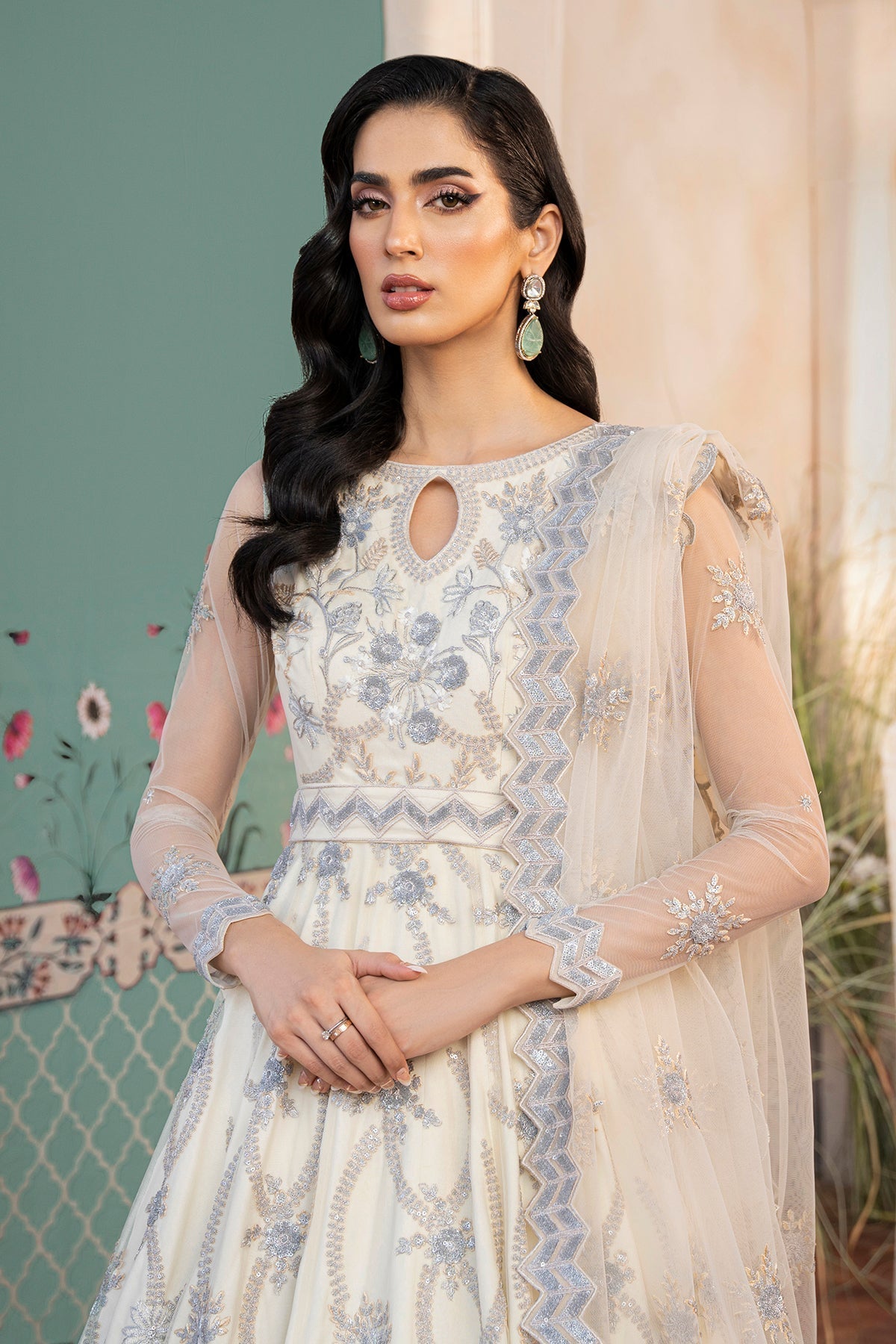 Inara | Aurelia Wedding Collection | Aqua - Ladies Clothes - Maria Faisal