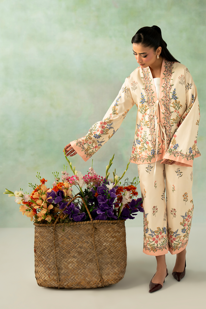 Zarposh | Folds SS 26 | ELIA - Casual Dress - available at Maria Faisal in UK and USA.