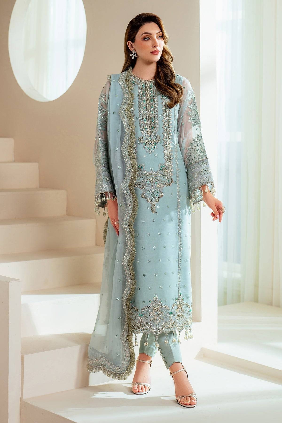 Alizeh | Aymal Chiffon | AF-BHM-4044-Orla by Maria Faisal - Registered Vendor of : Alizeh - type : Ladies Clothes - 100% original wedding dresses