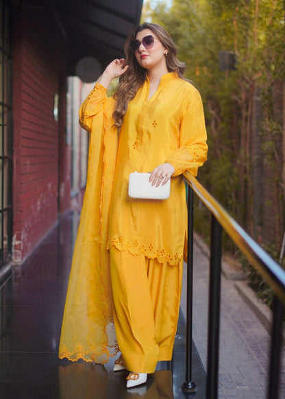 Fozia Khalid | Silk Spire | MARIGOLD by Maria Faisal - Registered Vendor of : Fozia Khalid - type : Ladies Clothes - 100% original wedding dresses