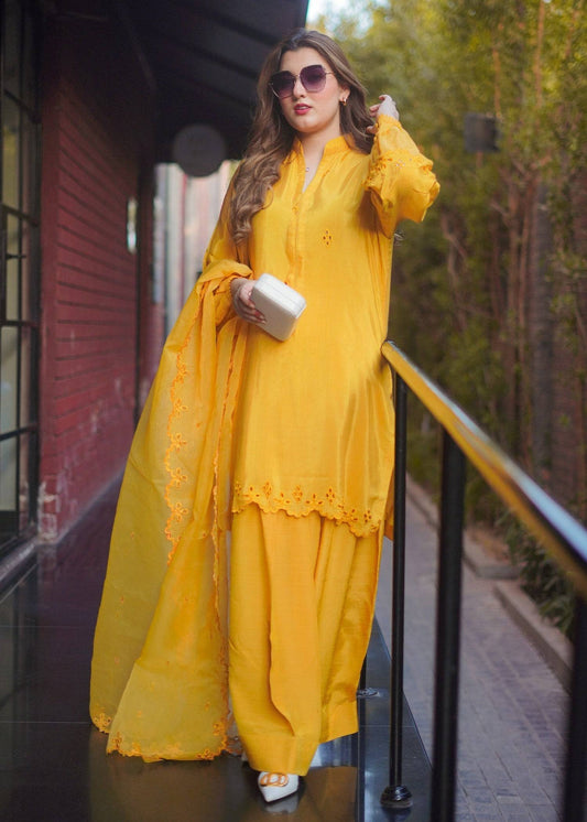 Fozia Khalid | Silk Spire | MARIGOLD by Maria Faisal - Registered Vendor of : Fozia Khalid - type : Ladies Clothes - 100% original wedding dresses