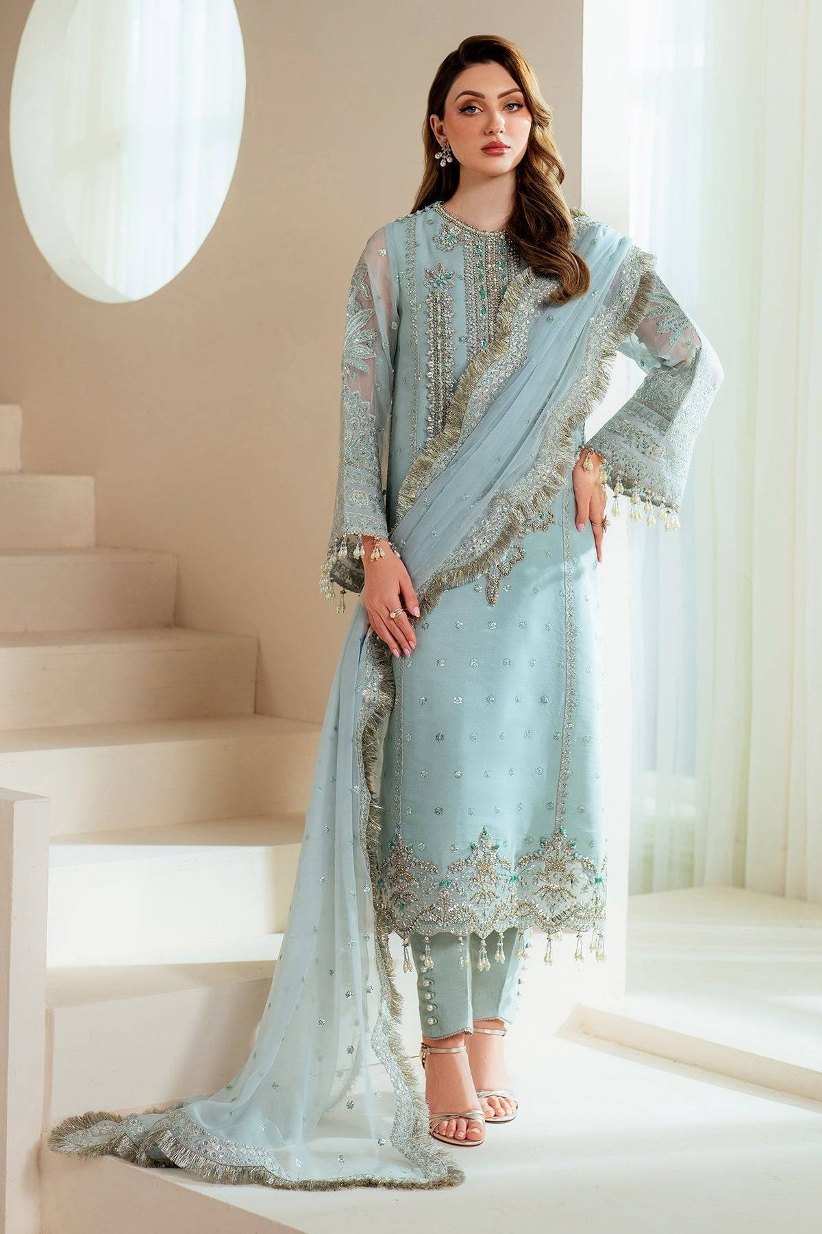 Alizeh | Aymal Chiffon | AF-BHM-4044-Orla by Maria Faisal - Registered Vendor of : Alizeh - type : Ladies Clothes - 100% original wedding dresses