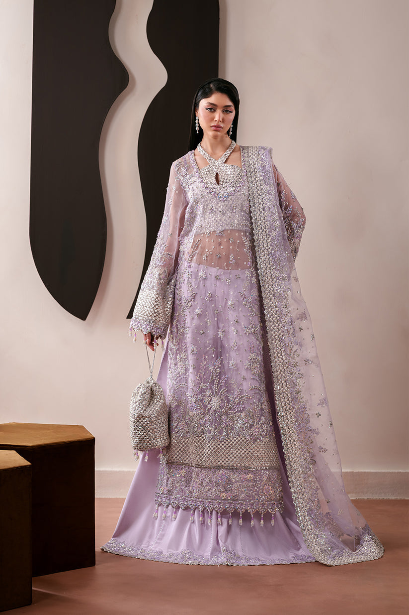 Emaan Adeel | Starlit Jewels | Lapis - Formal Dress - available at Maria Faisal in UK and USA.