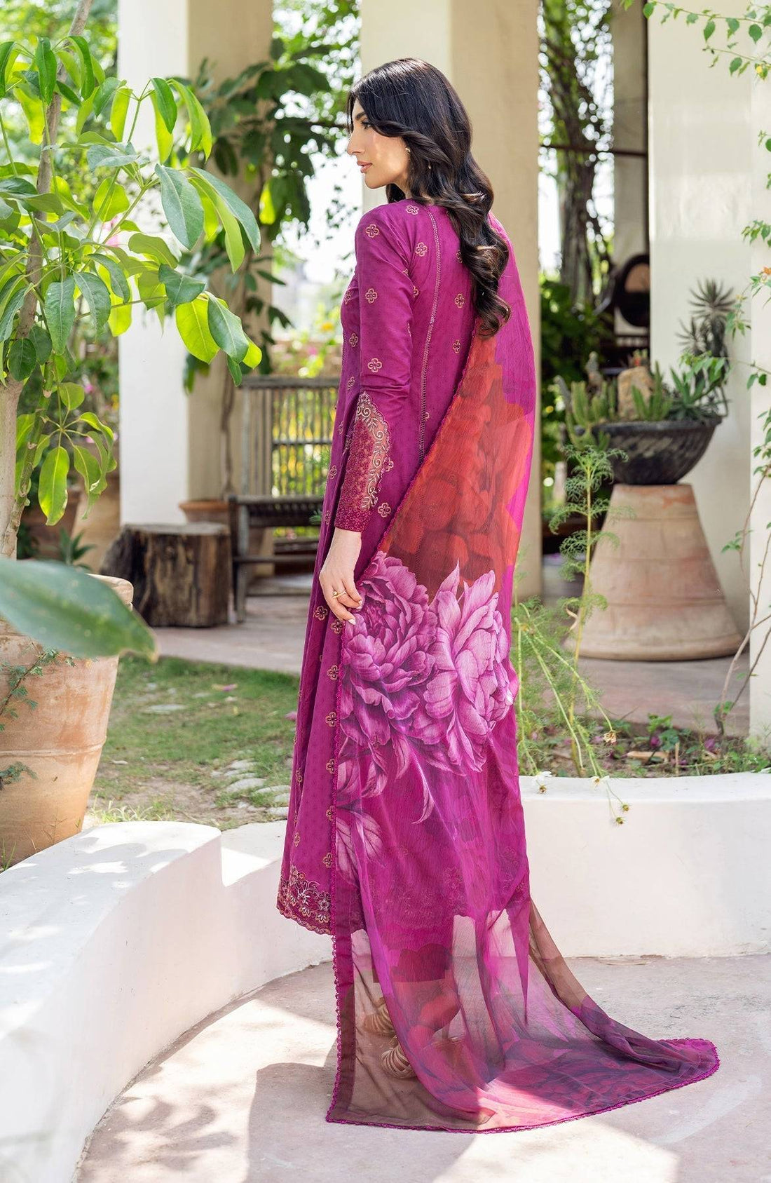 Zarif | Nura Textured Lawn 25 | MEHMAL by Maria Faisal - Registered Vendor of : Zarif - type : Ladies Clothes - 100% original wedding dresses
