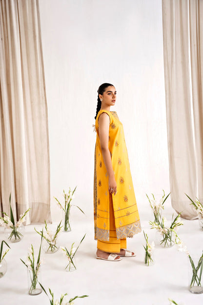 Florent | Festive Lawn 24 | FLF - 1B - Designer Dress with Intricate embroidery and embellishments. Shop elegent wedding dress at Maria Faisal.