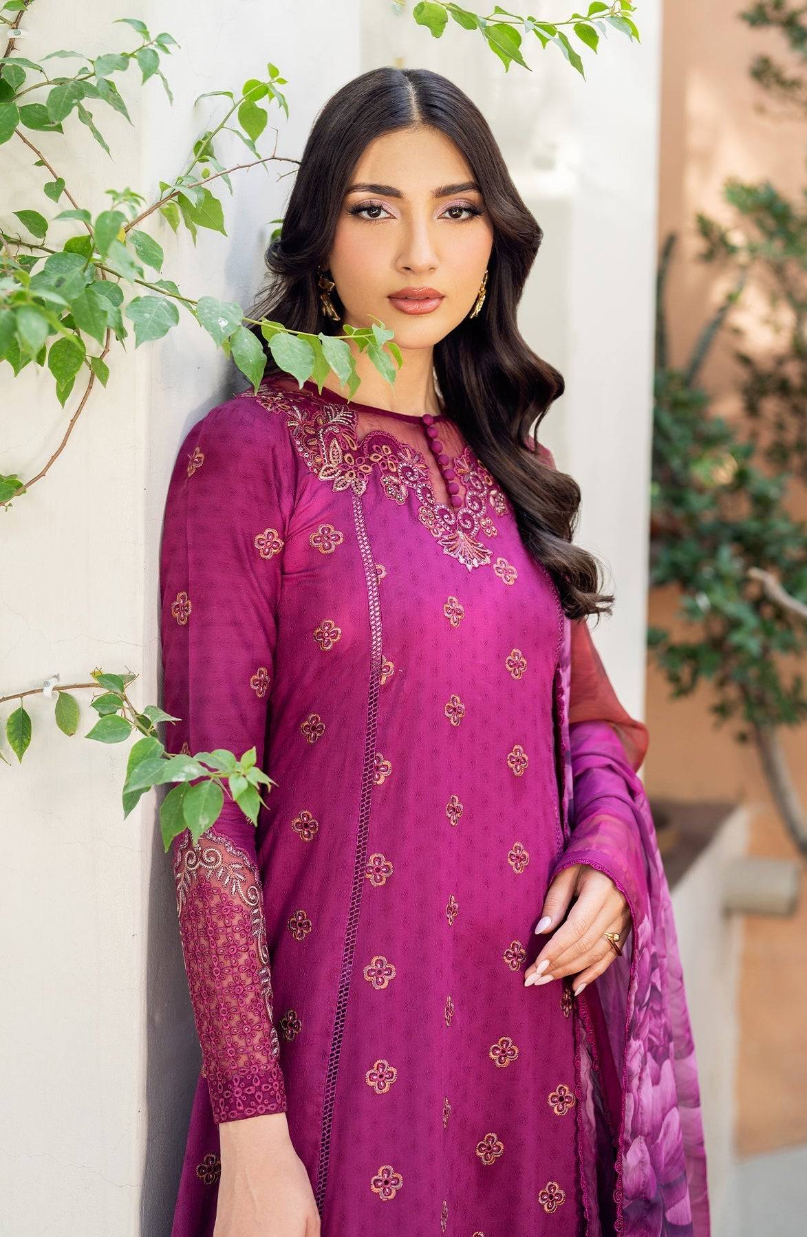 Zarif | Nura Textured Lawn 25 | MEHMAL by Maria Faisal - Registered Vendor of : Zarif - type : Ladies Clothes - 100% original wedding dresses