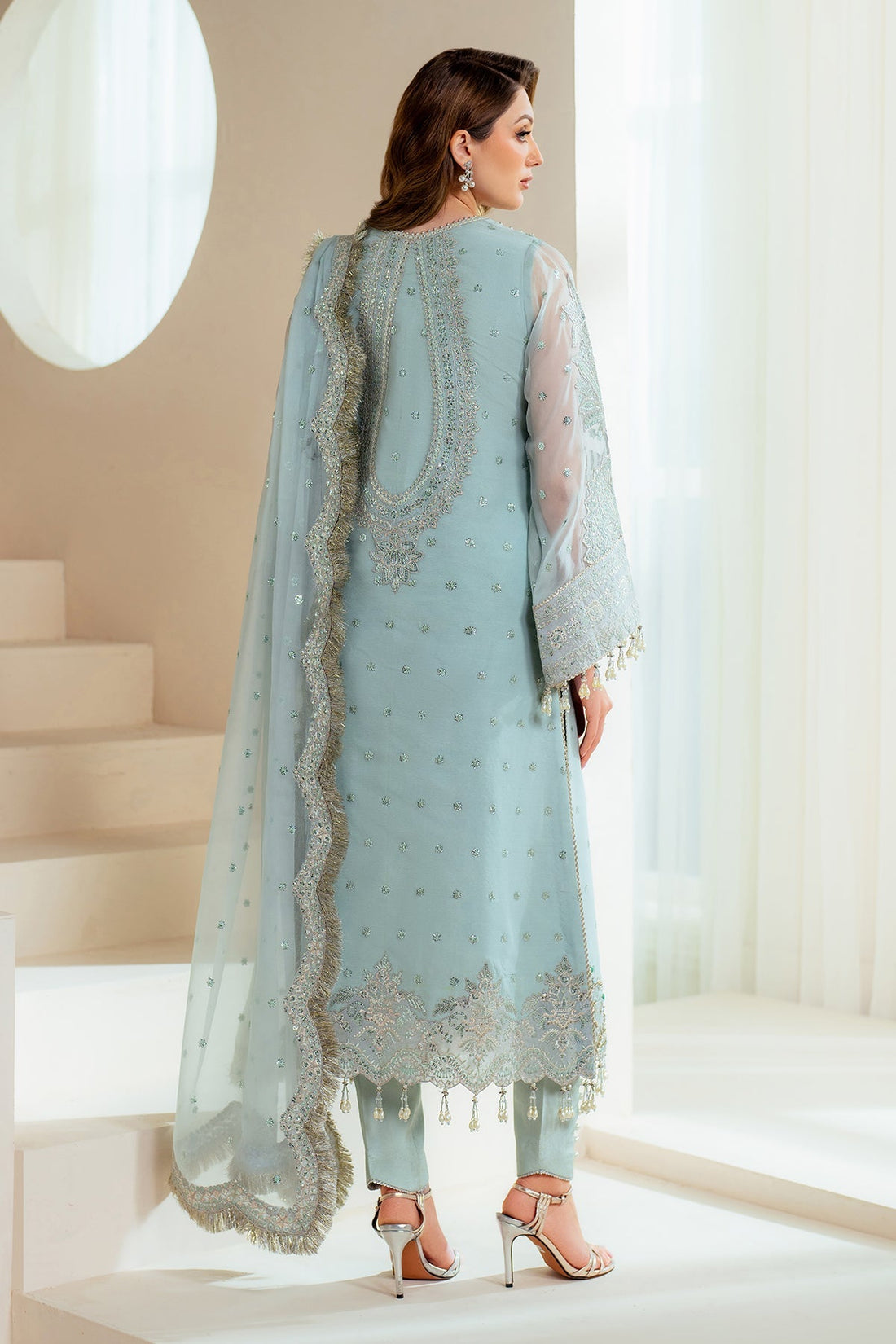 Alizeh | Aymal Chiffon | AF-BHM-4044-Orla - Ladies Clothes 