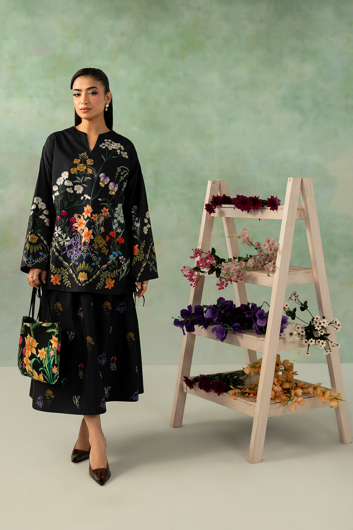 Zarposh | Folds SS 26 | EDEN - Casual Dress - available at Maria Faisal in UK and USA.