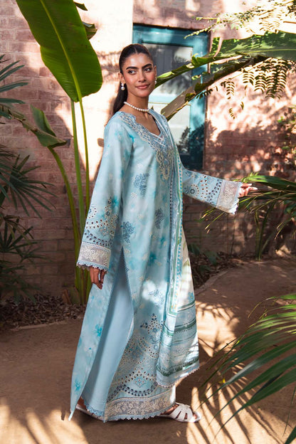 Neeshay | Summer Lines Printkari 25 | SKY-WAVE by Maria Faisal - Registered Vendor of : Neeshay - type : Ladies Clothes - 100% original wedding dresses