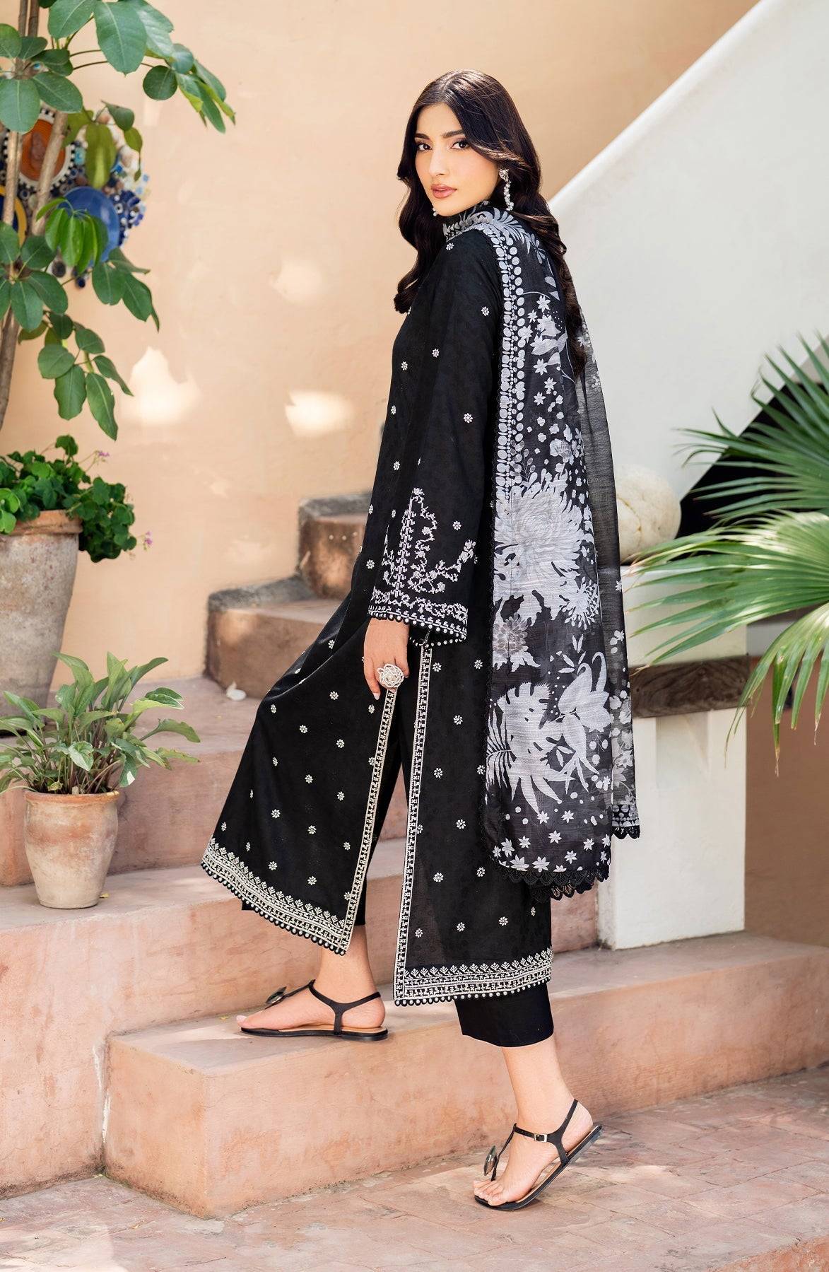 Zarif | Nura Textured Lawn 25 | MILHA by Maria Faisal - Registered Vendor of : Zarif - type : Ladies Clothes - 100% original wedding dresses