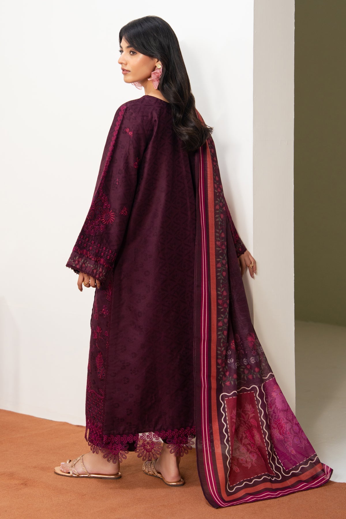 Xenia Formals | Namah Lawn 26 | OCEYA - Formal Dress - available at Maria Faisal in UK and USA.