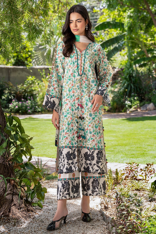 Charizma | C Print Lawn | CP6-27 - Luxury Dress - available at Maria Faisal in UK and USA.