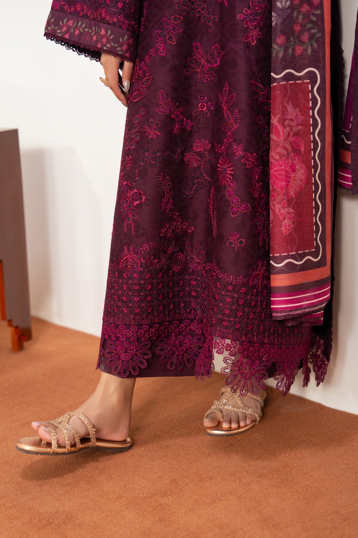 Xenia Formals | Namah Lawn 26 | OCEYA - Formal Dress - available at Maria Faisal in UK and USA.
