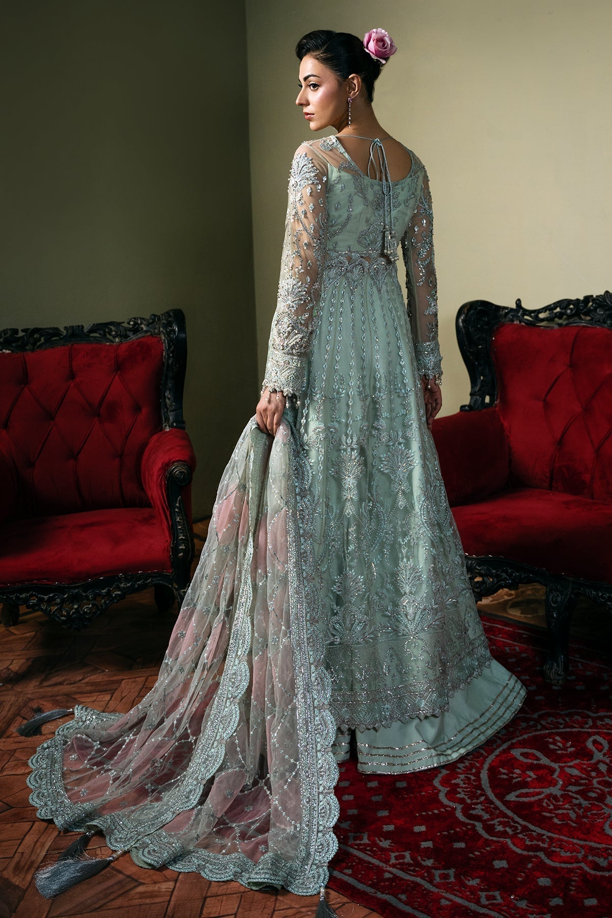 Mina Kashif | Kahani Formals | Zarpash - Ladies Clothes - Maria Faisal