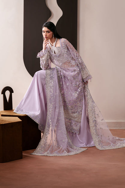 Emaan Adeel | Starlit Jewels | Lapis - Formal Dress - available at Maria Faisal in UK and USA.