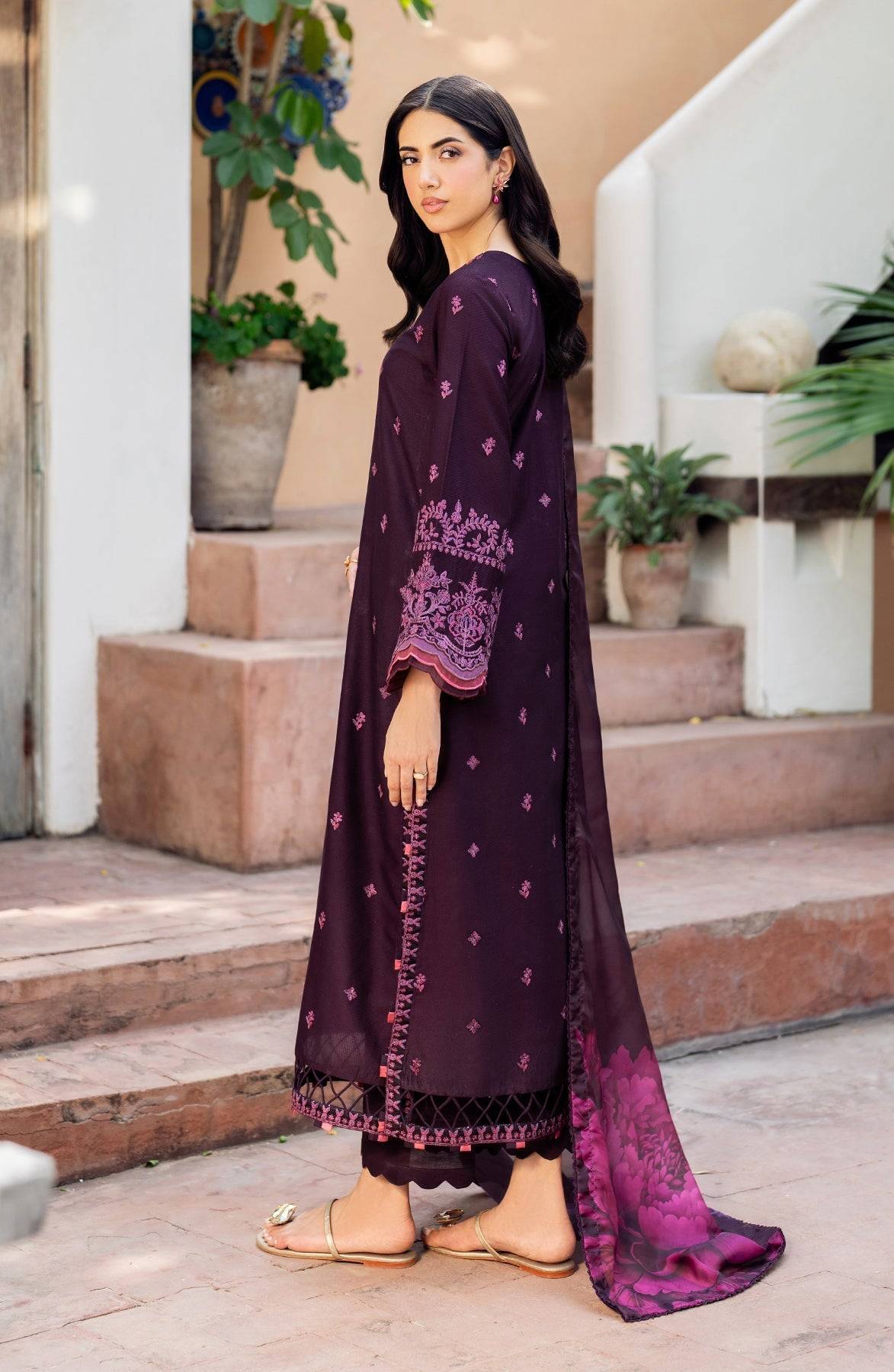 Zarif | Nura Textured Lawn 25 | FAHA by Maria Faisal - Registered Vendor of : Zarif - type : Ladies Clothes - 100% original wedding dresses