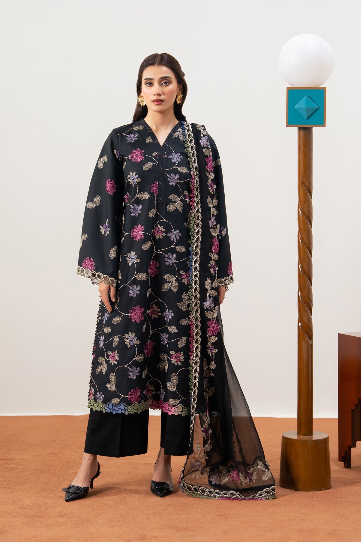 Xenia Formals | Namah Lawn 26 | REVER BLOOM - Formal Dress - available at Maria Faisal in UK and USA.