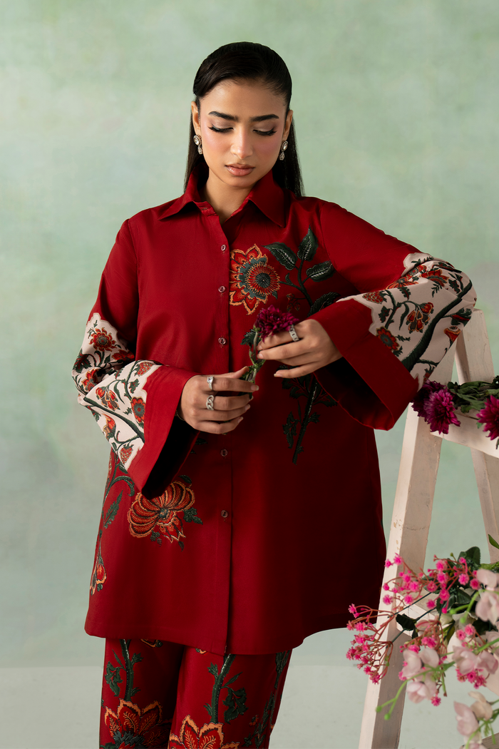 Zarposh | Folds SS 26 | VEIRA - Casual Dress - available at Maria Faisal in UK and USA.
