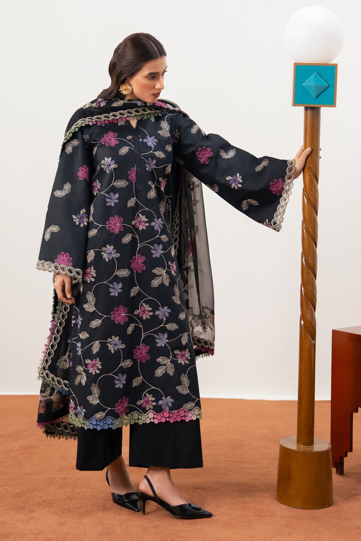 Xenia Formals | Namah Lawn 26 | REVER BLOOM - Formal Dress - available at Maria Faisal in UK and USA.
