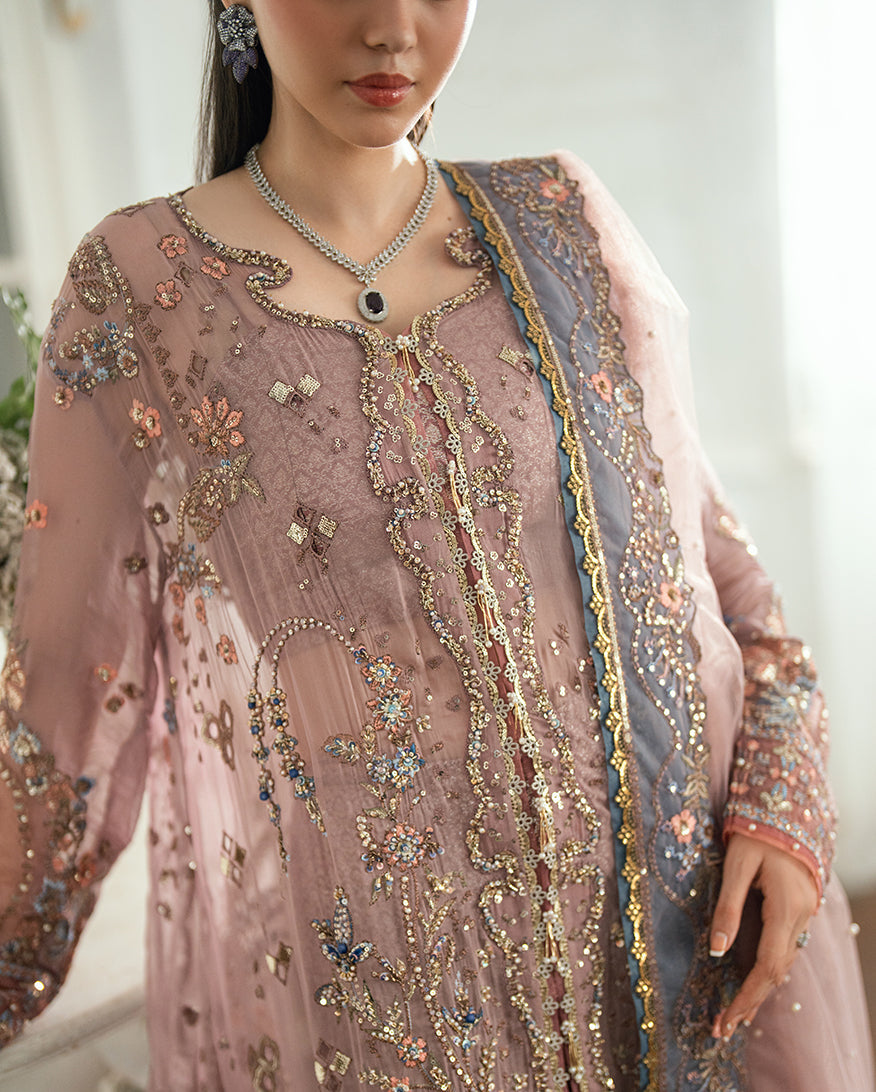 Mushq | Sham Shandaar Festive | Roop Rangoli - Casual Dress - available at Maria Faisal in UK and USA.