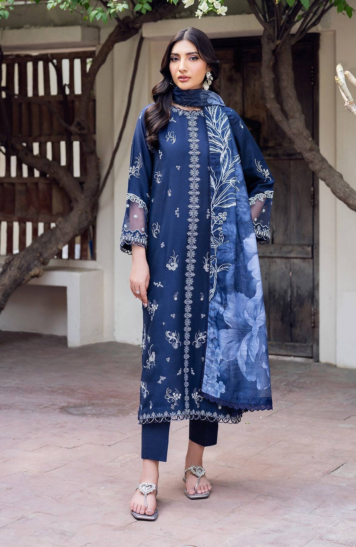 Zarif | Nura Textured Lawn 25 | SEERUM by Maria Faisal - Registered Vendor of : Zarif - type : Ladies Clothes - 100% original wedding dresses