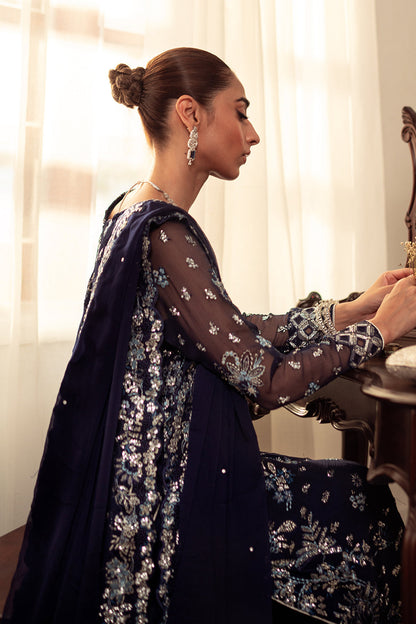 Neeshay | Dastaan Luxury Chiffon | Neelam - Wedding Dress - Maria Faisal