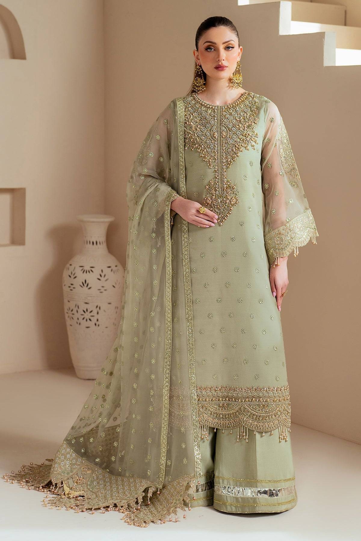 Alizeh | Aymal Chiffon | AF-BHM-4042-Alish by Maria Faisal - Registered Vendor of : Alizeh - type : Ladies Clothes - 100% original wedding dresses