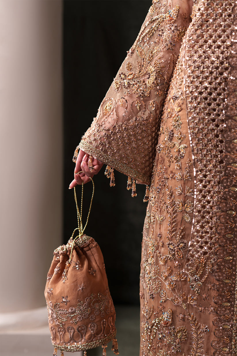 Emaan Adeel | Starlit Jewels | Hessonite - Formal Dress - available at Maria Faisal in UK and USA.