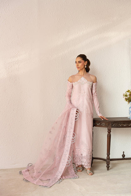 Mysie | Festive 26 | Lavender - Luxury Dress - available at Maria Faisal in UK and USA.